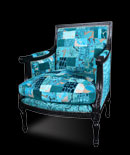 Patchwork chairs - Divine